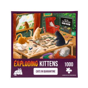 Puzzles Exploding Kittens 1000 piezas: Cats in Quarantine (Preventa)