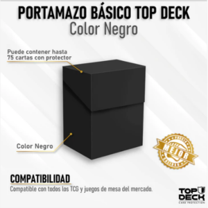 Deck Box básico color Negro