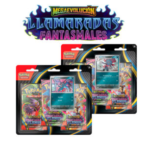 Pokemon TCG Mega Evolution Phantasmal Flames – 3-Pack Blister Español (Preventa)